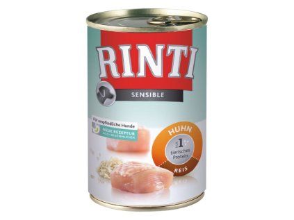 rinti konzerva pro psy sensible kure ryze 400 g
