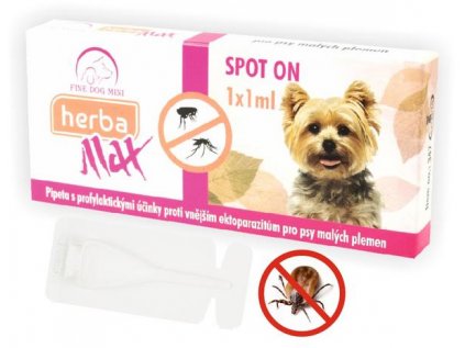 Herba Line Spot-on antiparazitní citrus pes malý 1x1ml