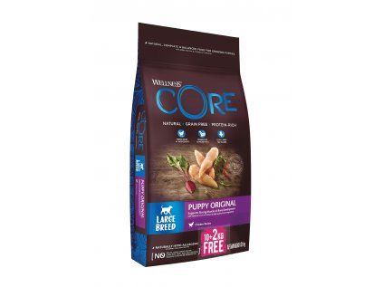 Wellness Core Dog LB Puppy kuře 10 + 2 kg