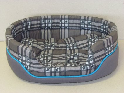Pelech CDOG 28 šedý + modrý kedr 55cm