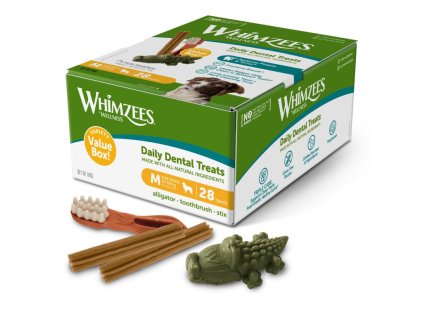 WHIMZEES dentální pamlsky Mix box M 28ks