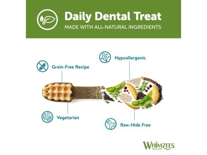 WHIMZEES Dental zubní kartáček XL 120 g ,18 ks (bal.)