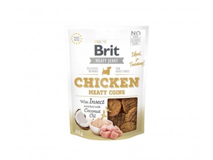 Brit Jerky Chicken with Insect Meaty Coins 80 g