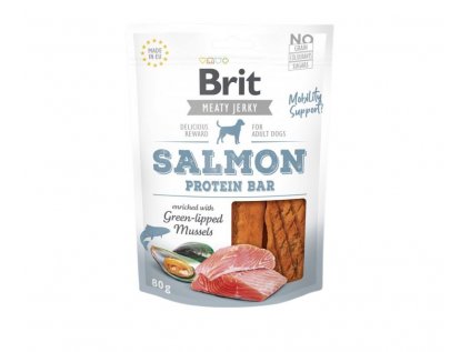Brit Jerky Salmon Protein Bar 80 g