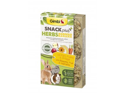 Gimbi Snack Plus bylinky MARIG banán 50 g