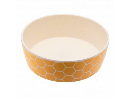 Bambusová miska BecoBowl, včelí plast L ( 18,5cm/1,65 l)