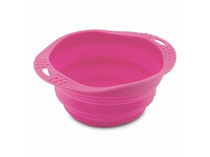 Miska Beco Bowl Travel S, růžová  (14,5 cm/0,37 l)