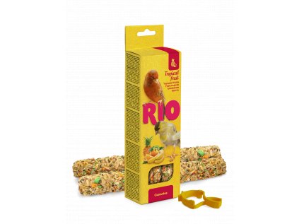 RIO tyčinky pro kanárky s tropickým ovocem 2x 40 g