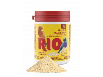 RIO vitaminové a minerální pelety pro kanárky a drobné exoty 120 g