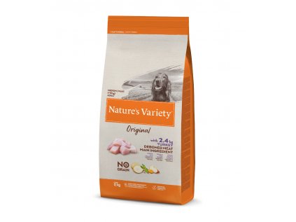 Nature's Variety original pro střední psy s krůtím 12 kg