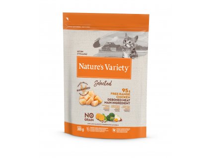 Nature's Variety selected pro koťata s kuřecím 300 g