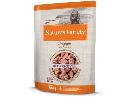 Kapsička Nature's Variety original pro střední psy s krůtou 300 g