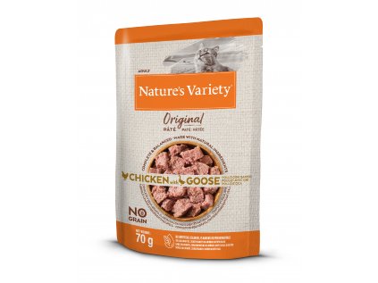 Kapsička Nature's Variety original pro kočky s kuřecím a husou 70 g