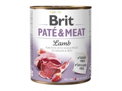 Konzerva Brit Pate & Meat Lamb 800 g