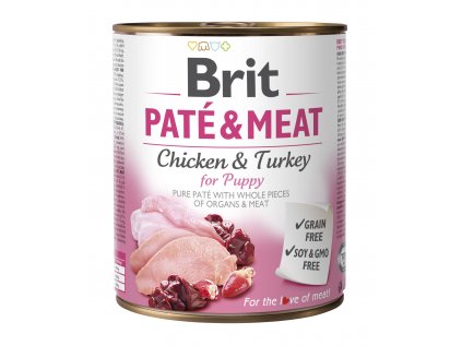 konzerva Brit Pate & Meat Puppy 800 g