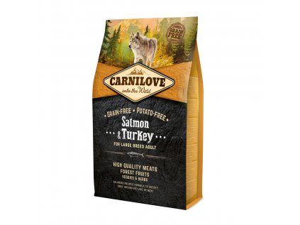 Carnilove Salmon & Turkey for Large Breed Adult 4 kg