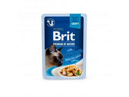 Brit Premium Cat Delicate Fillets in Gravy with Chicken 85 g