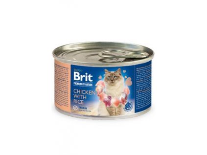 Brit Premium by Nature cat chicken with Rice 200 g