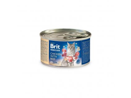 Brit Premium by Nature cat chicken with Beef 200 g