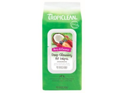 Tropiclean hloubkově čistící ubrousky (100pcs)