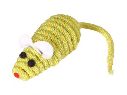 Huhubamboo myš provázková barevná 7 cm bal. 60 ks