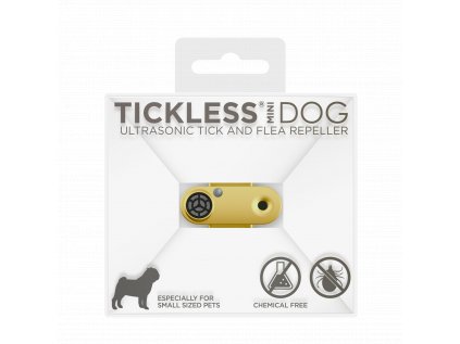 Tickless Mini dog nabíjecí – zlaté