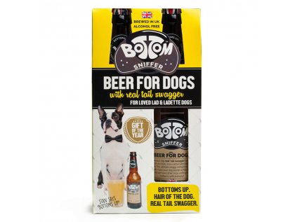 Woof&Brew Dárkový set Pivo pro psy Bottom Sniffer 2 x 330 ml