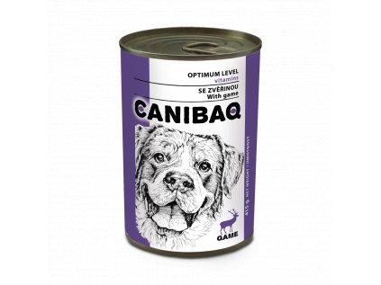 CANIBAQ Classic konzerva pes - zvěřina 10x415 g
