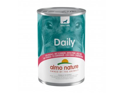 Almo Nature Daily Menu WET DOG - s vepřovým 400 g