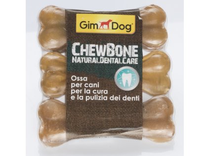 Gimdog CHEWBONE kost buvolí 8,9 cm/3 ks
