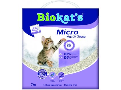 Podestýlka BIOKAT'S MICRO BIANCO 7 kg