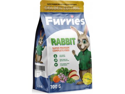 Furries Extrudované Granule Králík Adult 700 g