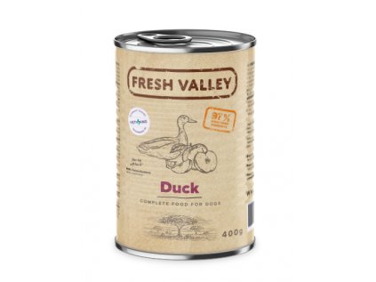 Konzerva  Fresh Valley kachna & jablka 400 g