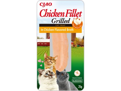 Inaba kuřecí filet pro kočky - kuře 25 g