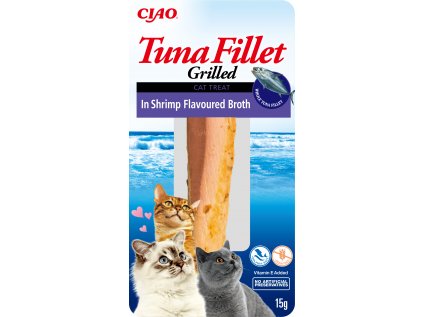 Inaba tuňákový filet pro kočky - krevety 15 g