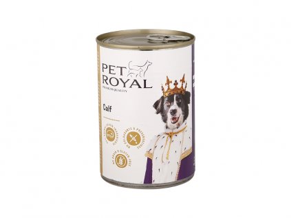 Konzerva Pet Royal pro psy telecí 400 g