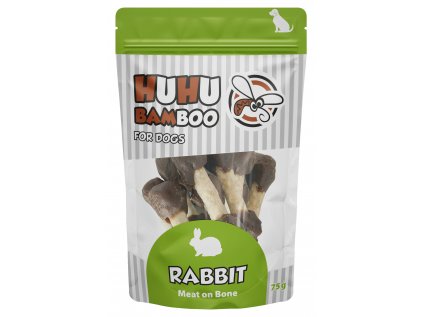 Huhubamboo Basic králičí maso na tyčce 75 g