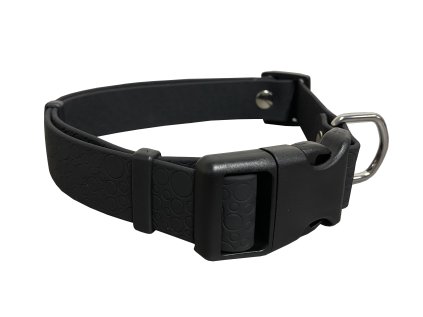 HUHUBAMBOO obojek POLYTRACE 38-62 cm, černý