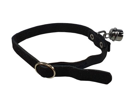 HUHUBAMBOO obojek CAT semišový 1 x 30 cm, černý