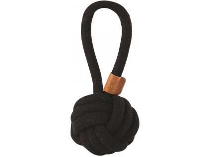 M-Pets hračka Coto bavlněný uzel černý 8cm