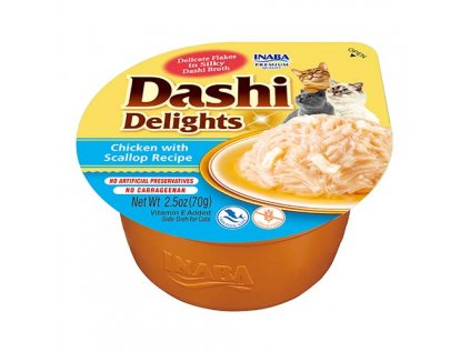 Dashi Delights vanička kuře s hřebenatkou 70 g
