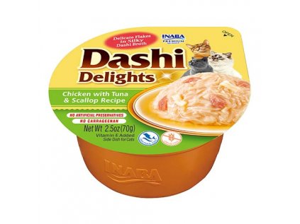 Dashi Delights vanička kuře s tuňákem a hřebenatkou 70 g