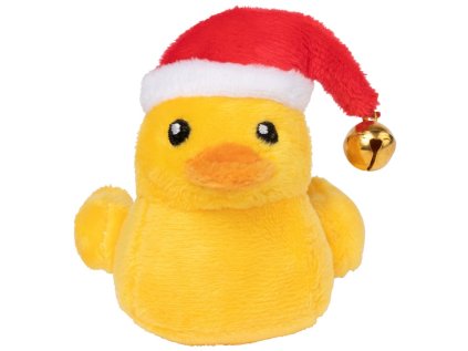 FuzzYard Plyšová vánoční hračka pro kočky Merry Quackmas s catnipem