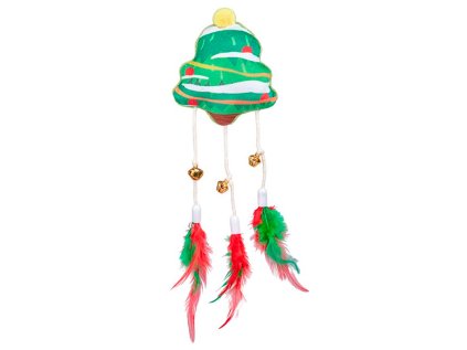 Huhubamboo vánoční stromeček s catnipem