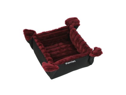 Furries pelíšek pro hlodavce Jerry 16x16 cm vínový
