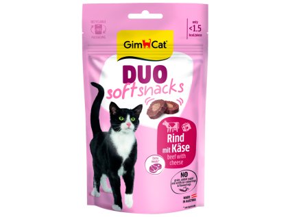 GimCat Duo Soft Snacks hovězí se sýrem 50 g