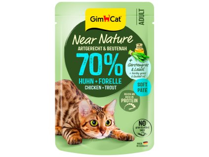 Kapsička GimCat Near Nature kuře a pstruh 85 g