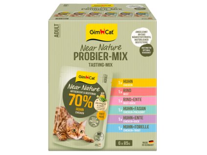 Kapsička GimCat Near Nature mix 6x85 g
