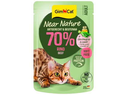 Kapsička GimCat Near Nature hovězí 85 g
