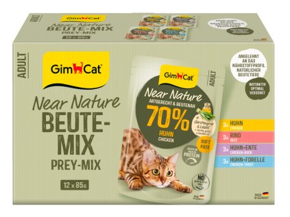 Kapsička GimCat Near Nature mix 12x85 g